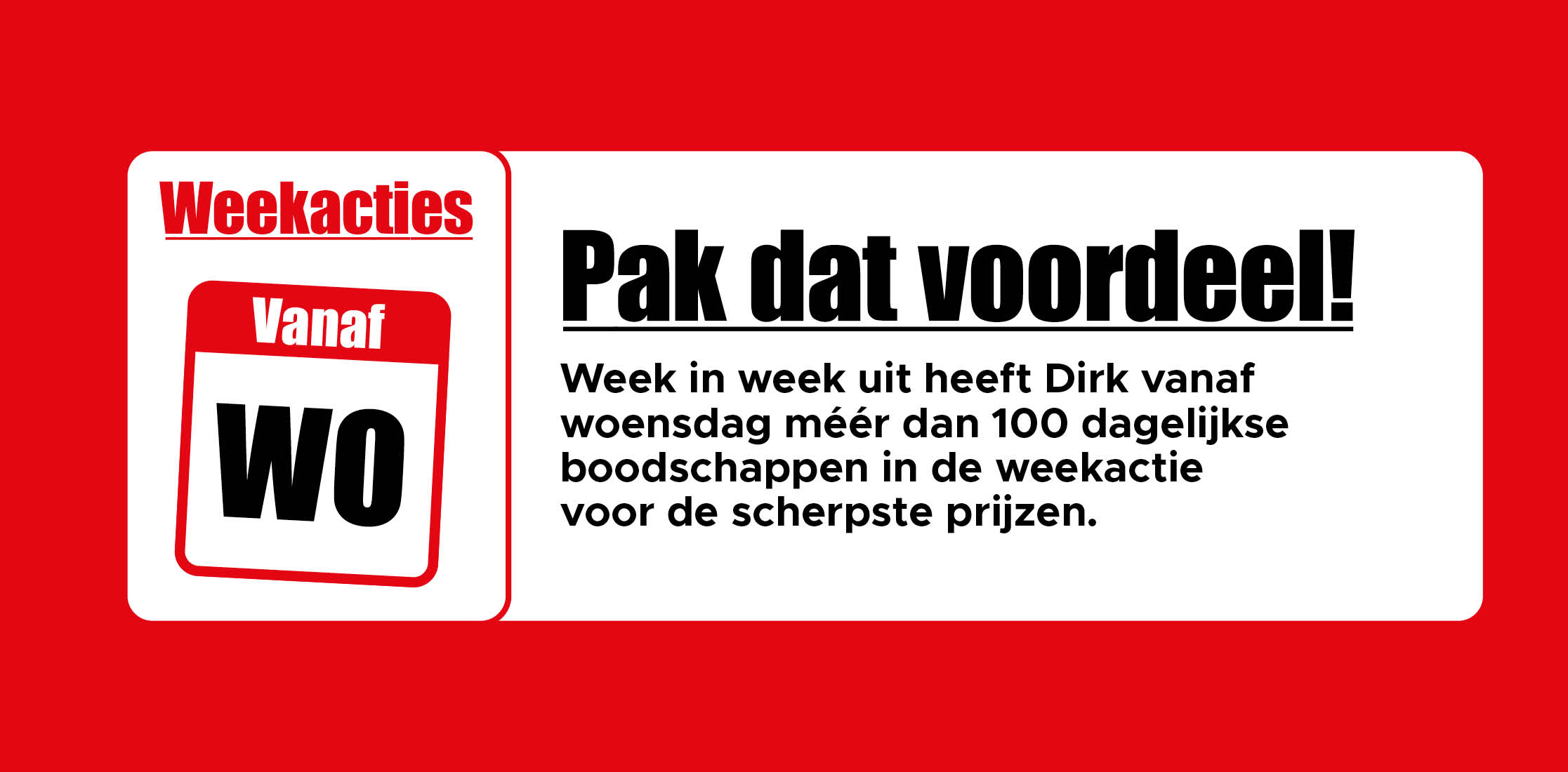 Weekacties banner