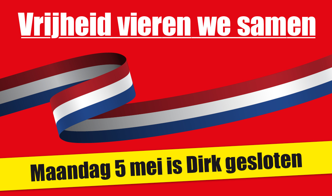 Banner bevrijdingsdag