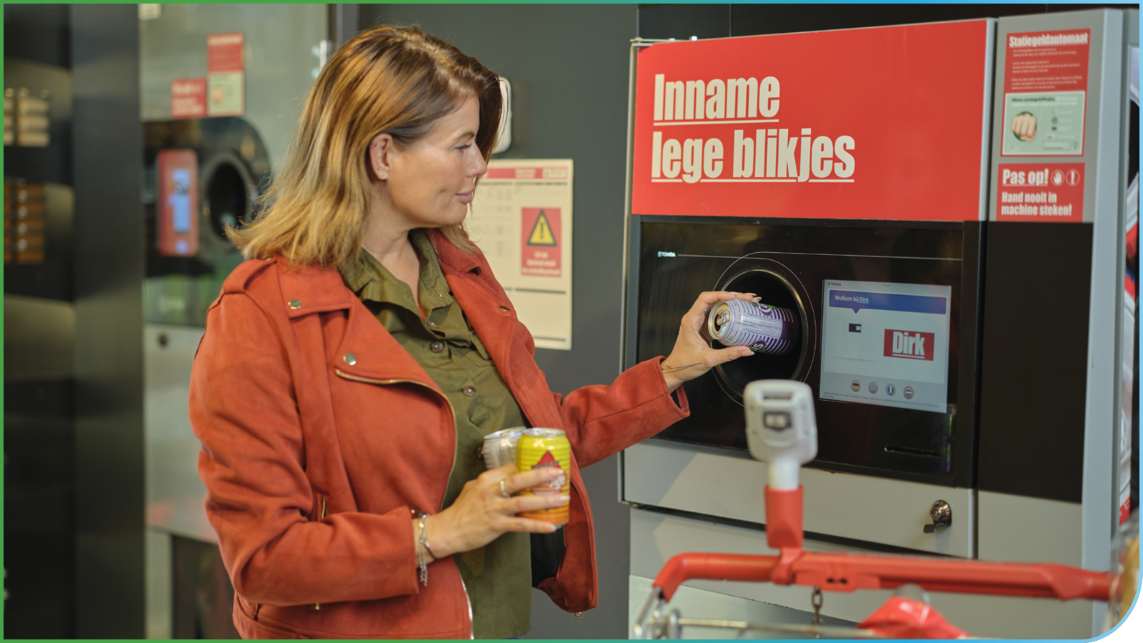 Statiegeldmachine voor blikje afbeelding