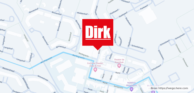 Winkel locatie