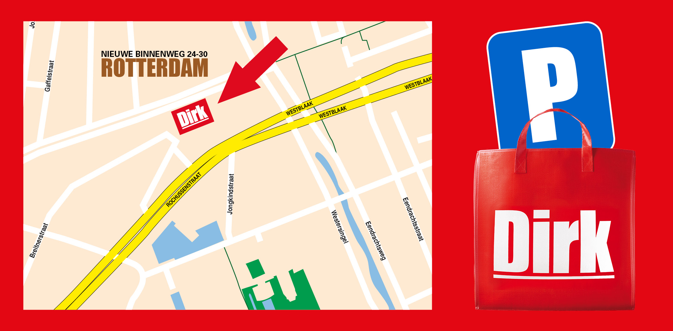 Parkeren bij Dirk banner