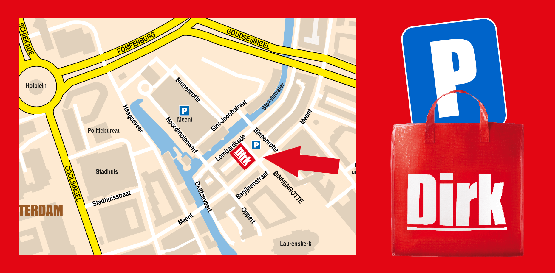 Parkeren bij Dirk banner