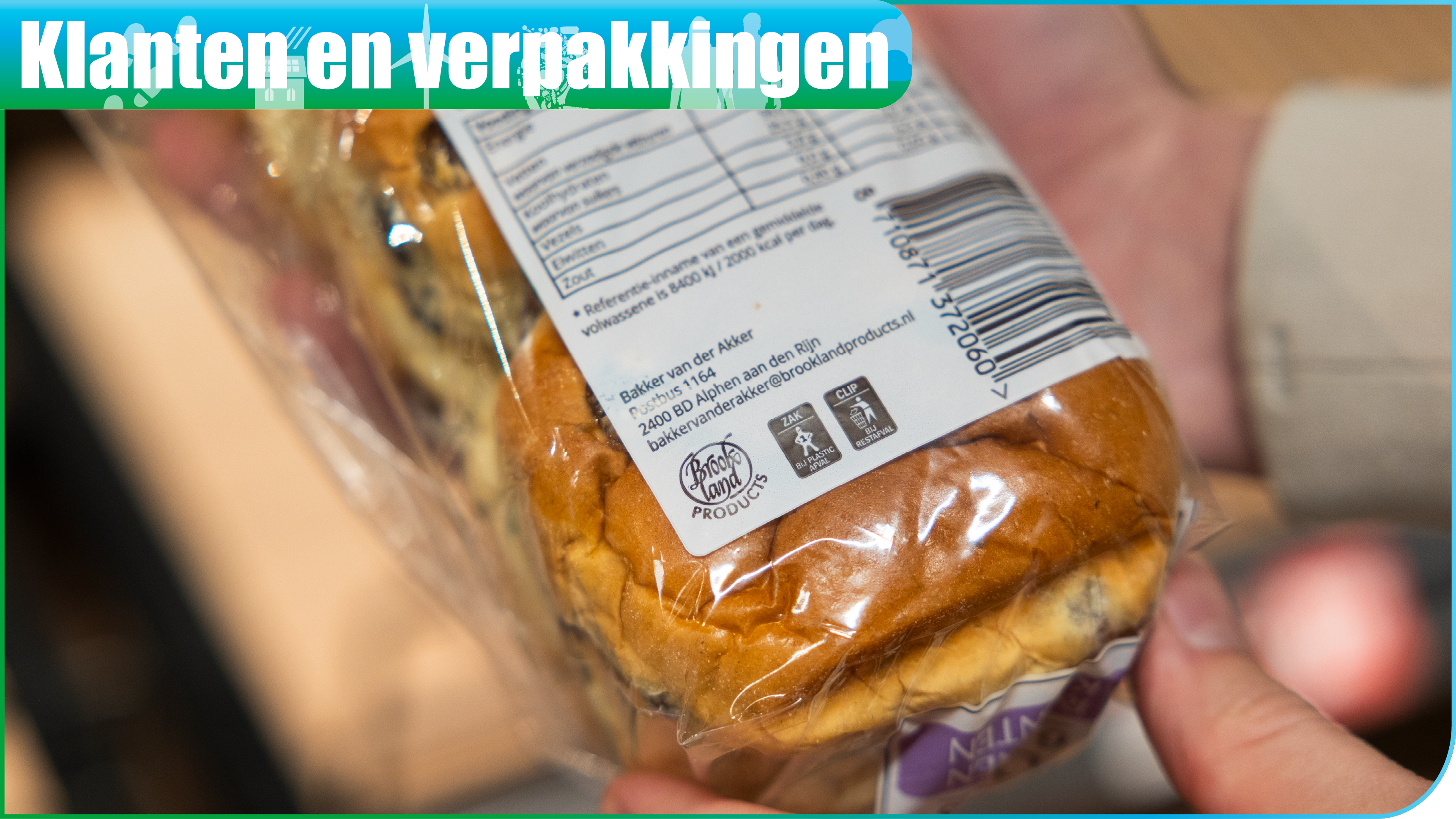 Klanten en verpakkingen banner