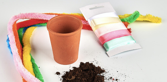 Benodigdheden bloemen knutselen