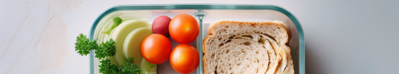 Gezonde snacks banner