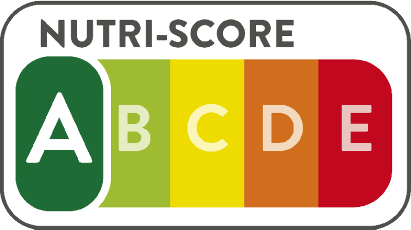 NUTRI-SCORE A = GROEN