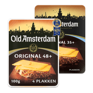 Foto van Maaslander of Old Amsterdam kaasplakken