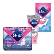 Foto van Libresse maandverband of inlegkruisjes