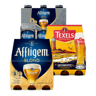 Affligem Blond of Tripel of Texels Skuumkoppe Foto van Affligem Blond of Tripel of Texels Skuumkoppe