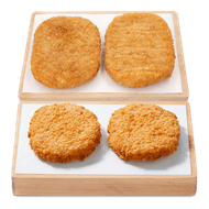 Foto van Kabeljauw- of zalmburgers