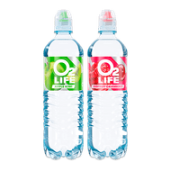 O2 Life mineraalwater Foto van O2 Life mineraalwater