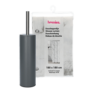 Foto van Douchegordijn of toiletborstel