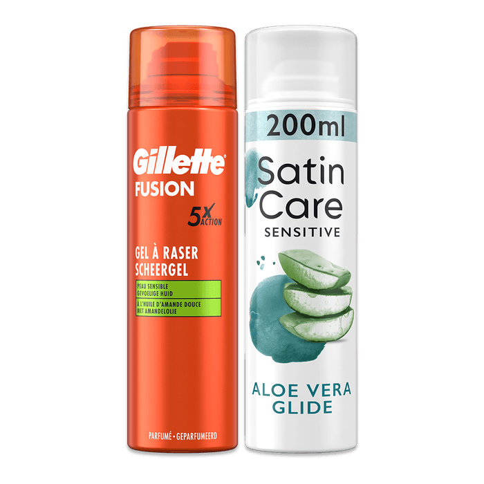 Gillette scheerschuim- of gel