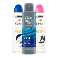 Dove deodorant of douche Foto van Dove deodorant of douche
