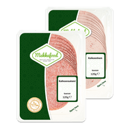 Mekkafood kalkoenham of kalkoensalami Foto van Mekkafood kalkoenham of kalkoensalami