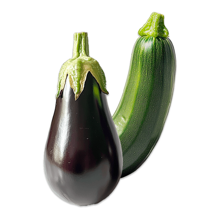 Courgette of Hollandse aubergine