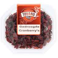 Gedroogde kaki of cranberries Foto van Gedroogde kaki of cranberries
