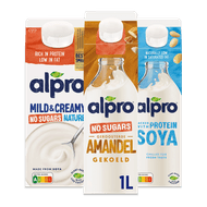 Alpro mild & creamy of drinks Foto van Alpro mild & creamy of drinks