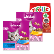 Whiskas kattenbrokjes of Frolic hondenbrokjes Foto van Whiskas kattenbrokjes of Frolic hondenbrokjes
