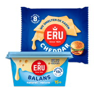 Eru smeerkaas of cheddar Foto van Eru smeerkaas of cheddar