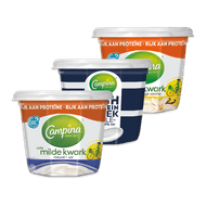 Foto van Campina kwark of high protein Griekse yoghurt