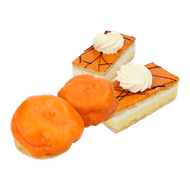 Foto van Oranje bollen of luxe oranje bakkerstompoucen