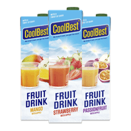 Coolbest Fruitdrink of Fruitontbijt Foto van Coolbest Fruitdrink of Fruitontbijt