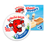 La Vache qui rit Cheez Dippers of smeerpuntjes Foto van La Vache qui rit Cheez Dippers of smeerpuntjes