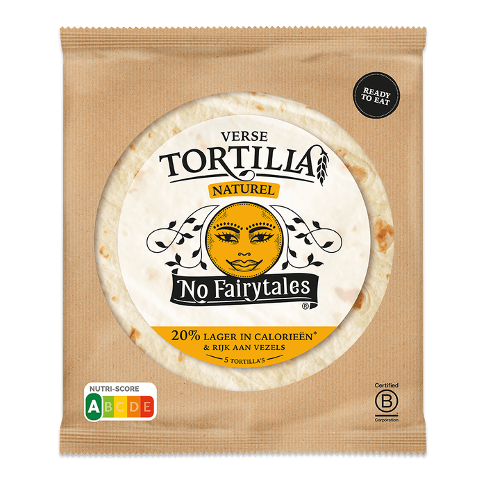 No Fairytales verse tortilla's naturel