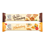 Tante Fanny blader- of flammkuchendeeg Foto van Tante Fanny blader- of flammkuchendeeg