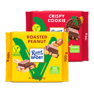 Ritter Sport vegan chocolade Foto van Ritter Sport vegan chocolade