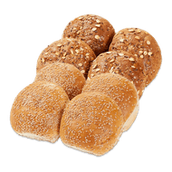 Bakker van der Akker Multikorn meergranen- of sesambollen Foto van Bakker van der Akker Multikorn meergranen- of sesambollen