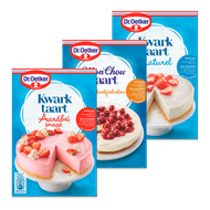 Dr. Oetker kwark of Monchou taart Foto van Dr. Oetker kwark of Monchou taart