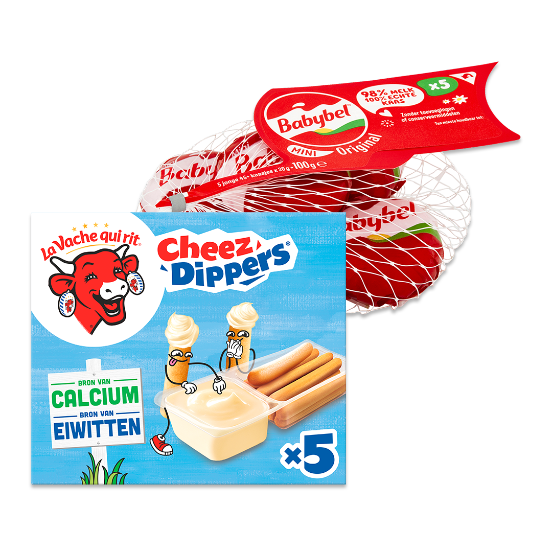 La Vache qui rit Cheez Dippers of Babybel mini