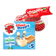 La Vache qui rit Cheez Dippers of Babybel mini Foto van La Vache qui rit Cheez Dippers of Babybel mini