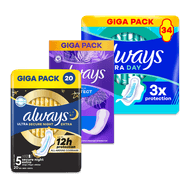 Always maandverband of inlegkruisjes Foto van Always maandverband of inlegkruisjes