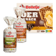Bolletje Oerknäck of vezelrijk beschuit Foto van Bolletje Oerknäck of vezelrijk beschuit