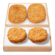 Foto van Kabeljauw- of zalmburgers