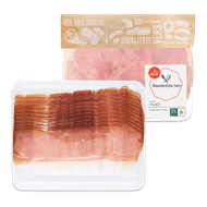Meesterlijke ham of Schwarzwalder schinken gerookt Foto van Meesterlijke ham of Schwarzwalder schinken gerookt