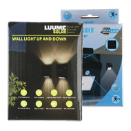 Solar led wandlamp Foto van Solar led wandlamp