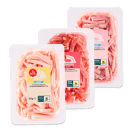 1 de Beste Ham-, bacon- of kipreepjes Foto van 1 de Beste Ham-, bacon- of kipreepjes