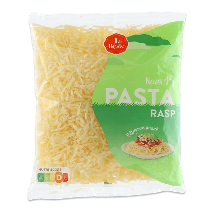 1 de Beste Pasta kaasrasp 45+