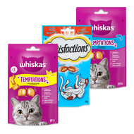Foto van Whiskas Tempations of Catisfactions