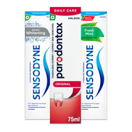 Foto van Paradontax of Sensodyne tandpasta