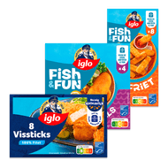 Foto van Iglo vissticks, -schnitzels of -friet
