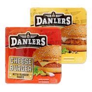 Danlers chicken- of cheeseburger Foto van Danlers chicken- of cheeseburger