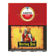 Foto van Hertog Jan of Amstel pils