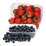 Blauwe bessen of Hollandse aardbeien Foto van Blauwe bessen of Hollandse aardbeien