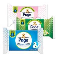 Page vochtig toiletpapier Foto van Page vochtig toiletpapier