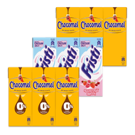 Chocomel, Fristi of Optimel Foto van Chocomel, Fristi of Optimel
